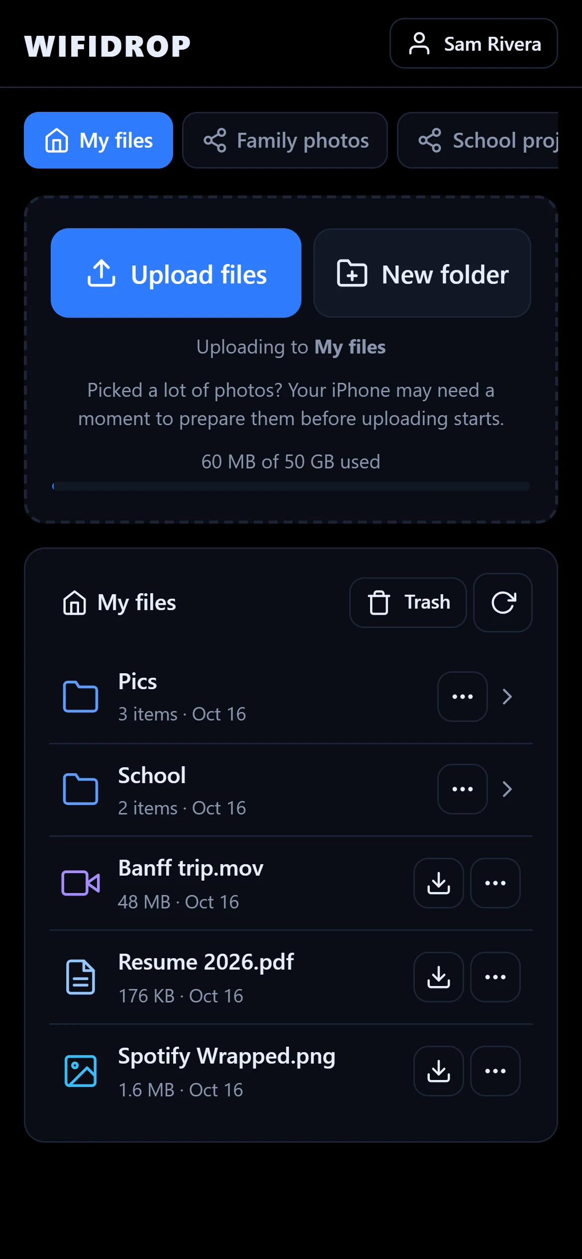 WiFiDrop on a phone